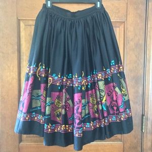 🎶Music Border Jenny Skirt🎶